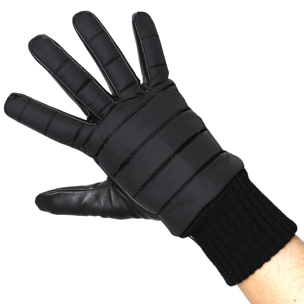  手袋 防寒 スマホ対応 メンズ リモンタナイロン クロダ 紳士 レザー グローブ 化粧箱付き プレゼント おしゃれ  ブラック 黒 黒色 男性用 紳士 皮 手ぶくろ ビジネス タッチパネル タブレット ブランド KURODA(クロダ) 