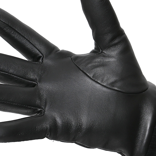  手袋 防寒 スマホ対応 メンズ リモンタナイロン クロダ 紳士 レザー グローブ 化粧箱付き プレゼント おしゃれ  ブラック 黒 黒色 男性用 紳士 皮 手ぶくろ ビジネス タッチパネル タブレット ブランド KURODA(クロダ) 