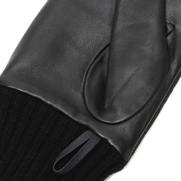  手袋 防寒 スマホ対応 メンズ リモンタナイロン クロダ 紳士 レザー グローブ 化粧箱付き プレゼント おしゃれ  ブラック 黒 黒色 男性用 紳士 皮 手ぶくろ ビジネス タッチパネル タブレット ブランド KURODA(クロダ) 