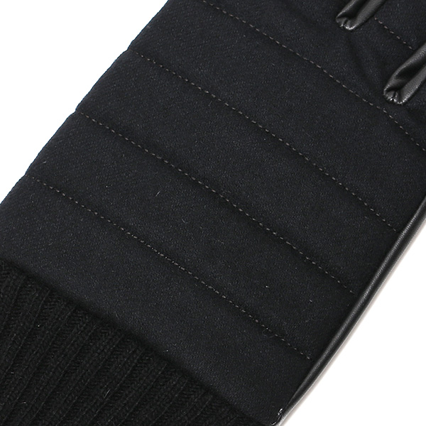  グローブ 手袋 タッチパネル 対応 ナイロン レザー メンズ 防寒 裏起毛 暖かい 冬 通勤 通学 ブラック 黒 黒色 コーデュラナイロン 本革 男性 プレゼント スマホ対応 手ぶくろ 紳士 ブランド KURODA(クロダ)