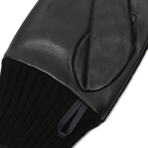  グローブ 手袋 タッチパネル 対応 ナイロン レザー メンズ 防寒 裏起毛 暖かい 冬 通勤 通学 ブラック 黒 黒色 コーデュラナイロン 本革 男性 プレゼント スマホ対応 手ぶくろ 紳士 ブランド KURODA(クロダ)