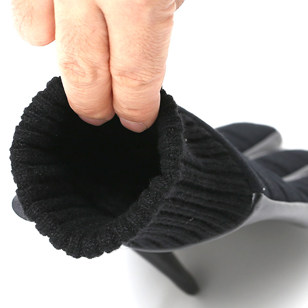  グローブ 手袋 タッチパネル 対応 ナイロン レザー メンズ 防寒 裏起毛 暖かい 冬 通勤 通学 ブラック 黒 黒色 コーデュラナイロン 本革 男性 プレゼント スマホ対応 手ぶくろ 紳士 ブランド KURODA(クロダ)