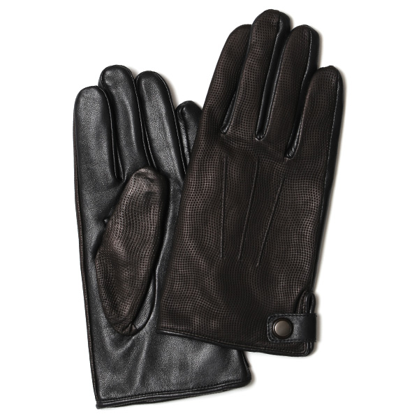 KURODA(クロダ) 羊革(イタリア製ラムスキン) メンズ 手袋 ブラック