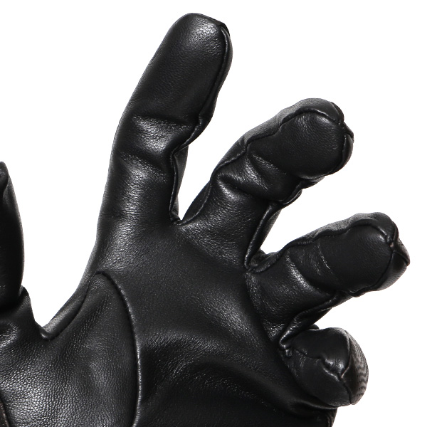 本革 イタリア製 レザー 手袋 メンズ 男性 グローブ ブラック 黒 黒色 フィット性 スマホ タッチパネル 対応 暖かい チクチクしない 肌触り 良い プレゼント 誕生日 クリスマス