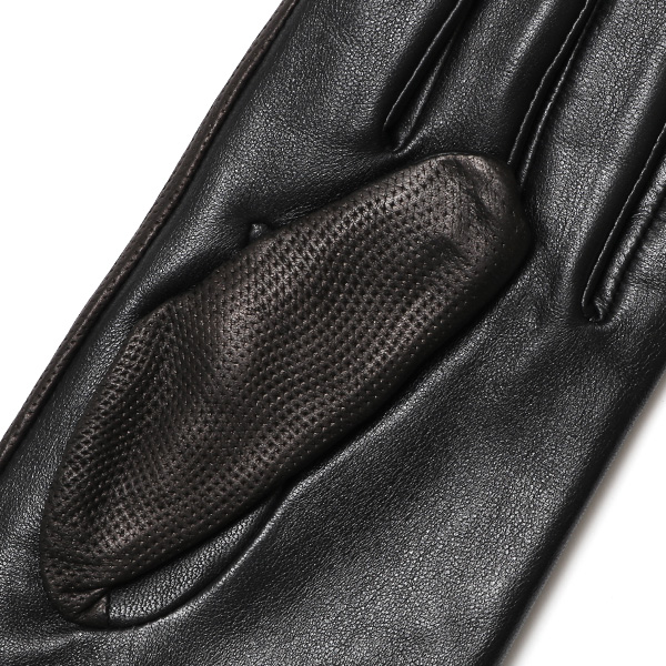 本革 イタリア製 レザー 手袋 メンズ 男性 グローブ ブラック 黒 黒色 フィット性 スマホ タッチパネル 対応 暖かい チクチクしない 肌触り 良い プレゼント 誕生日 クリスマス