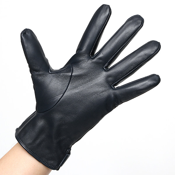  本革 イタリア製 レザー 手袋 メンズ 男性 グローブ ブルー ネイビー 青色 フィット性 スマホ タッチパネル 対応 暖かい チクチクしない 肌触り 良い プレゼント 誕生日 クリスマス