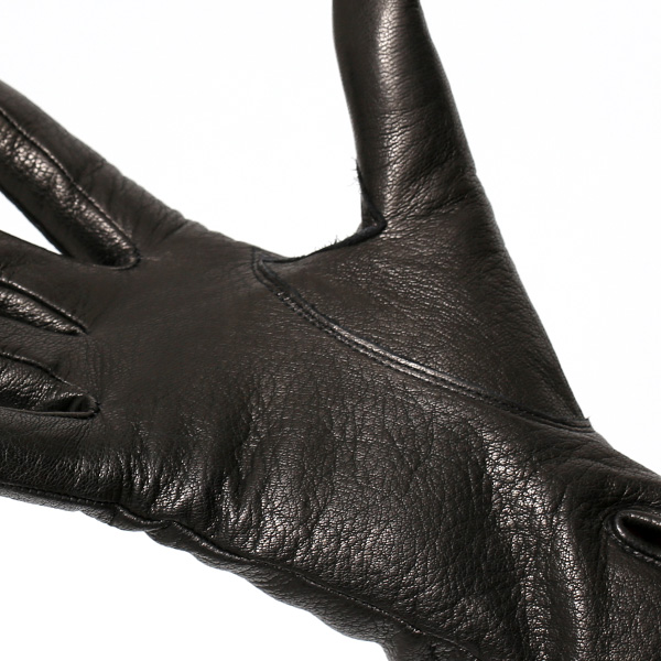  手袋 レディース 革手袋 本革 レザー カシミヤ 日本製 女性 婦人 グローブ 防寒 鹿革 カシミア 暖かい ブラック 黒 黒色 国産 皮 てぶくろ 送料無料 プレゼント ギフト 化粧箱付き ブランド KURODA(クロダ)