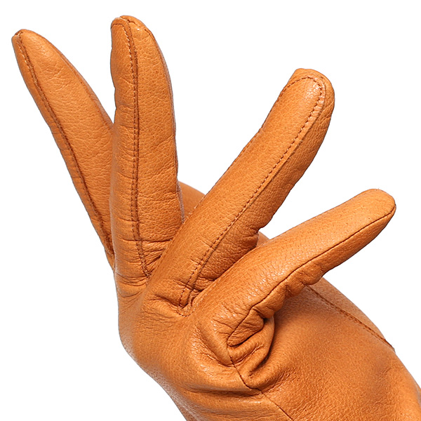  手袋 レディース 革手袋 本革 レザー カシミヤ 日本製 女性 婦人 グローブ 防寒 鹿革 カシミア 暖かい キャメル ブラウン 茶 茶色 国産 皮 てぶくろ 送料無料 プレゼント ギフト 化粧箱付き ブランド KURODA(クロダ)