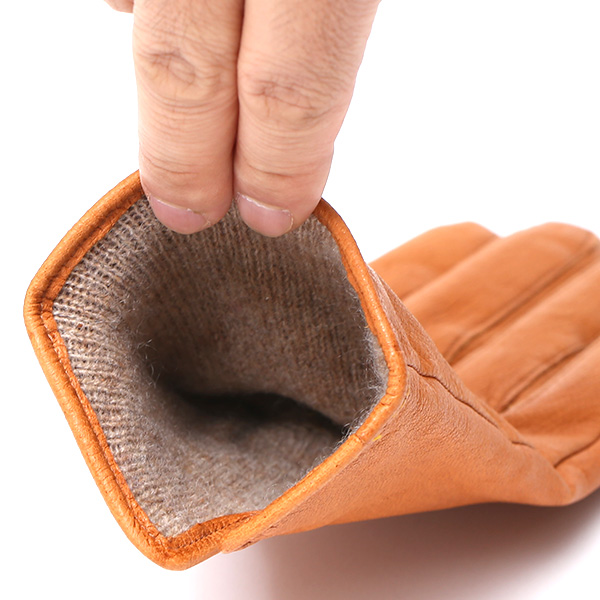  手袋 レディース 革手袋 本革 レザー カシミヤ 日本製 女性 婦人 グローブ 防寒 鹿革 カシミア 暖かい キャメル ブラウン 茶 茶色 国産 皮 てぶくろ 送料無料 プレゼント ギフト 化粧箱付き ブランド KURODA(クロダ)