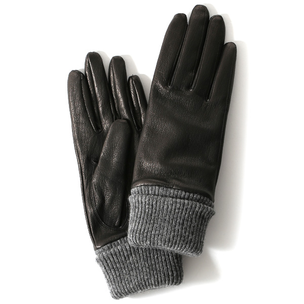 KURODA(クロダ) 鹿革 レディース 手袋 ブラック