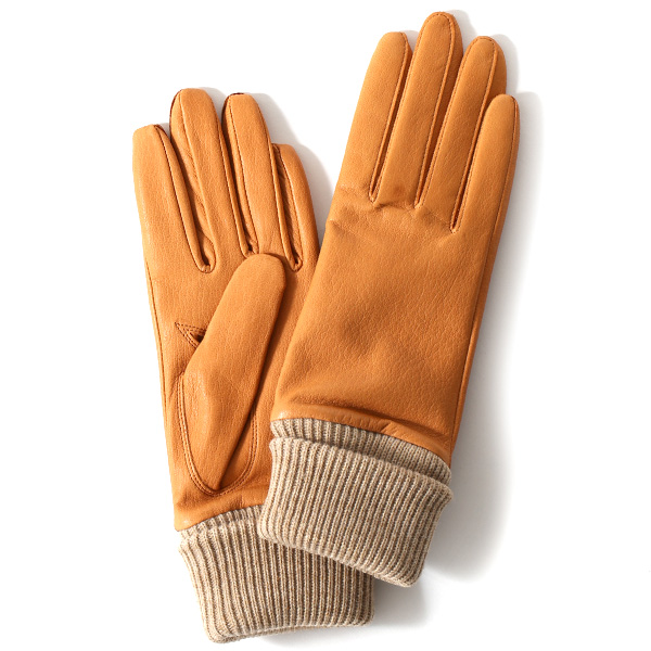 KURODA(クロダ) 鹿革 レディース 手袋 キャメル