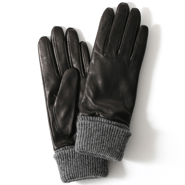 KURODA(クロダ) 羊革 レディース 手袋 ブラック