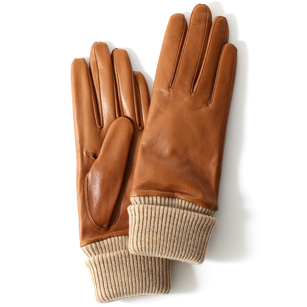 KURODA(クロダ) 羊革 レディース 手袋 キャメル