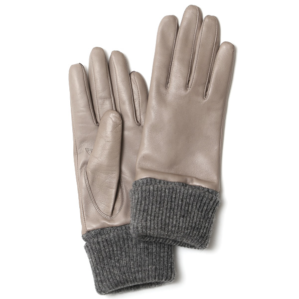 KURODA(クロダ) 羊革 レディース 手袋 グレー