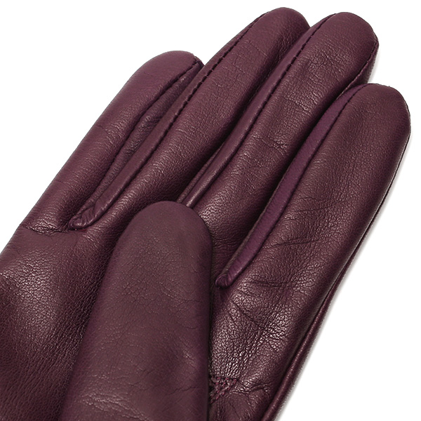  手袋 レディース 革手袋 レザー レッキス ラビットファー イタリーラム 羊革 暖かい 女性用 グローブ パープル 紫色 嫁 妻 彼女 娘 記念日 クリスマス 誕生日 プレゼント ギフト 化粧箱 付き ブランド KURODA(クロダ)