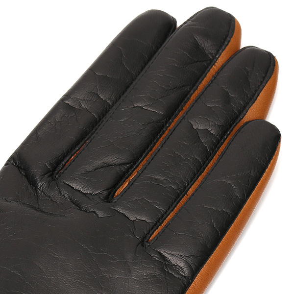 革手袋 レディース カシミヤ 日本製 女性用 レザー グローブ イタリーラム 羊革 国産 ブランド 暖かい ブラック 黒 黒色 バイカラー カシミア 冬 プレゼント ギフト 彼女 妻 嫁 誕生日 クリスマス KURODA(クロダ)