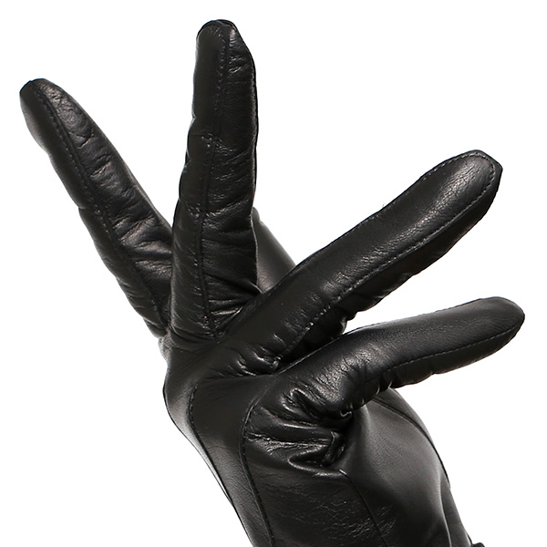 手袋 レディース 革 カシミア 日本製 ブランド イタリーラム 化粧箱 付き 女性 レザー 皮 グローブ ブラック 黒 黒色 暖かい カシミヤ 100% 防寒 保温 防風 冬 ビジネス 国産 専門 ブランド KURODA(クロダ)