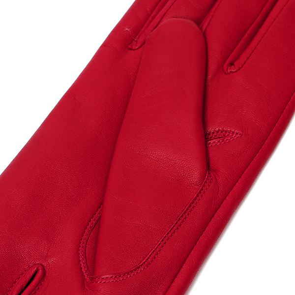  手袋 レディース 革 カシミア 日本製 ブランド イタリーラム 化粧箱 付き 女性 レザー 皮 グローブ レッド ワイン 赤色 暖かい カシミヤ 100％ 防寒 保温 防風 冬 ビジネス 国産 専門 ブランド KURODA(クロダ)