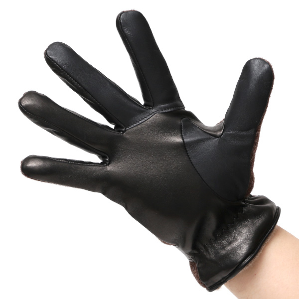  ハリスツイード 手袋 メンズ スマホ カシミヤ カシミア 日本製 ベルト付き 国産 本革 皮 レザー ブラウン 茶 茶色 通勤 通学 彼氏 旦那 夫 息子 誕生日 クリスマス プレゼント 冬 グローブ ブランド KURODA(クロダ)