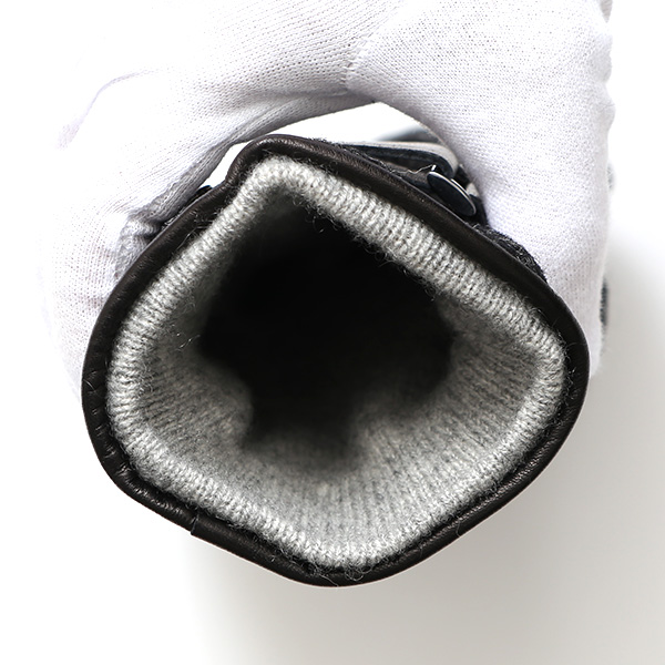 ハリスツイード 手袋 メンズ スマホ カシミヤ カシミア 日本製 ベルト付き 国産 本革 皮 レザー グレー グレイ 灰色 通勤 通学 彼氏 旦那 夫 息子 誕生日 クリスマス プレゼント 冬 グローブ ブランド KURODA(クロダ)