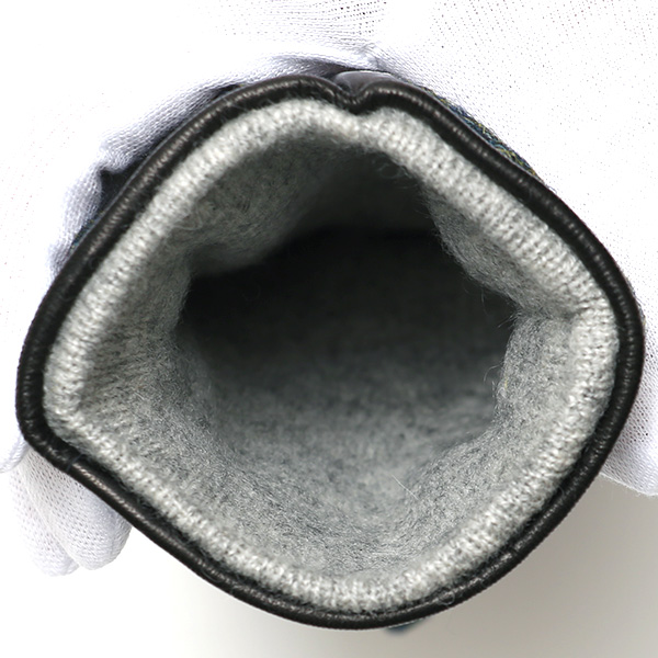  ハリスツイード 手袋 メンズ スマホ カシミヤ カシミア 日本製 ベルト付き 国産 本革 皮 レザー グリーン 緑色 通勤 通学 彼氏 旦那 夫 息子 誕生日 クリスマス プレゼント 冬 グローブ ブランド KURODA(クロダ)