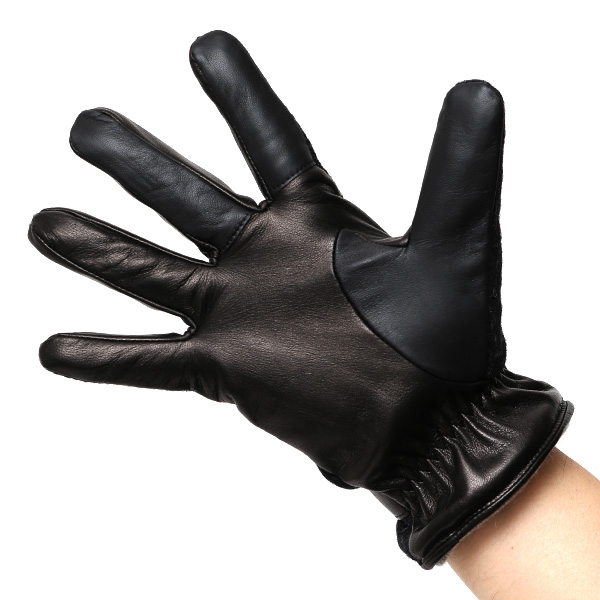  ムーン MOON 手袋 メンズ スマートフォン対応 カシミヤ レザー ベルト付き 日本製 革手袋 防寒 グレー グレイ 灰色 男性用 紳士 暖かい カシミア グローブ イタリーラム 羊革 導電 皮 国産 ブランド KURODA(クロダ)