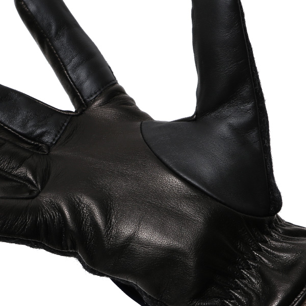  ムーン MOON 手袋 メンズ スマートフォン対応 カシミヤ レザー ベルト付き 日本製 革手袋 防寒 グレー グレイ 灰色 男性用 紳士 暖かい カシミア グローブ イタリーラム 羊革 導電 皮 国産 ブランド KURODA(クロダ)