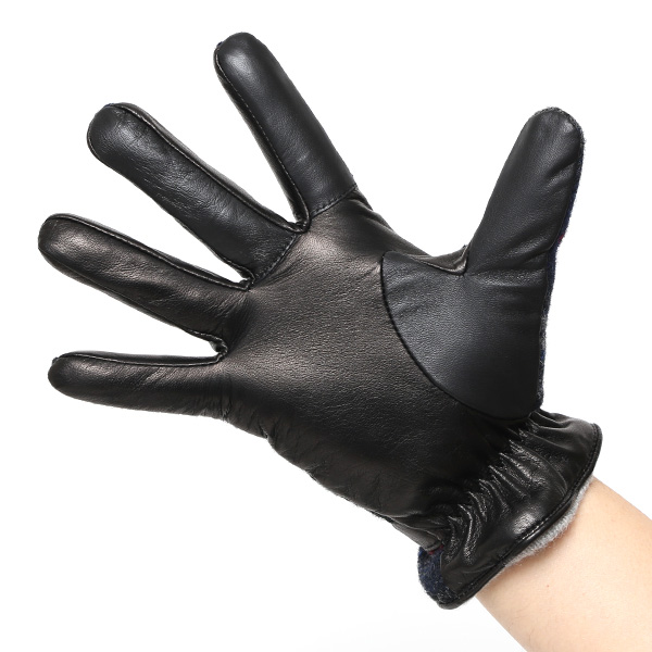  ムーン MOON 手袋 メンズ スマートフォン対応 カシミヤ レザー ベルト付き 日本製 革手袋 防寒 ブルー ネイビー 青色 男性用 紳士 暖かい カシミア グローブ イタリーラム 羊革 導電 皮 国産 ブランド KURODA(クロダ)