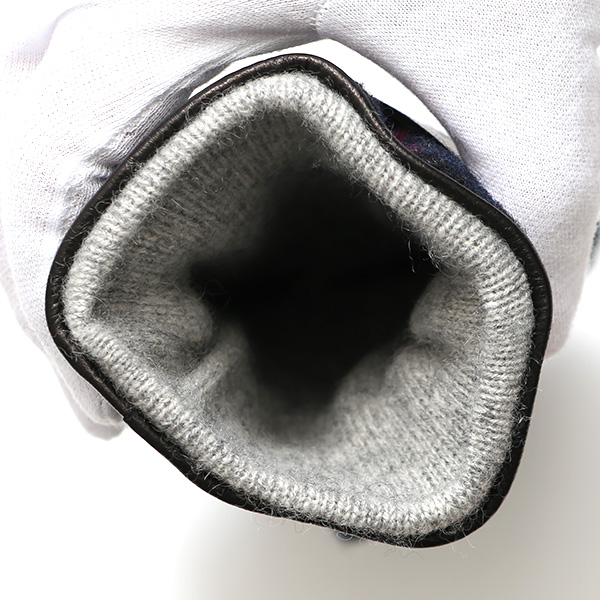  ムーン MOON 手袋 メンズ スマートフォン対応 カシミヤ レザー ベルト付き 日本製 革手袋 防寒 ブルー ネイビー 青色 男性用 紳士 暖かい カシミア グローブ イタリーラム 羊革 導電 皮 国産 ブランド KURODA(クロダ)