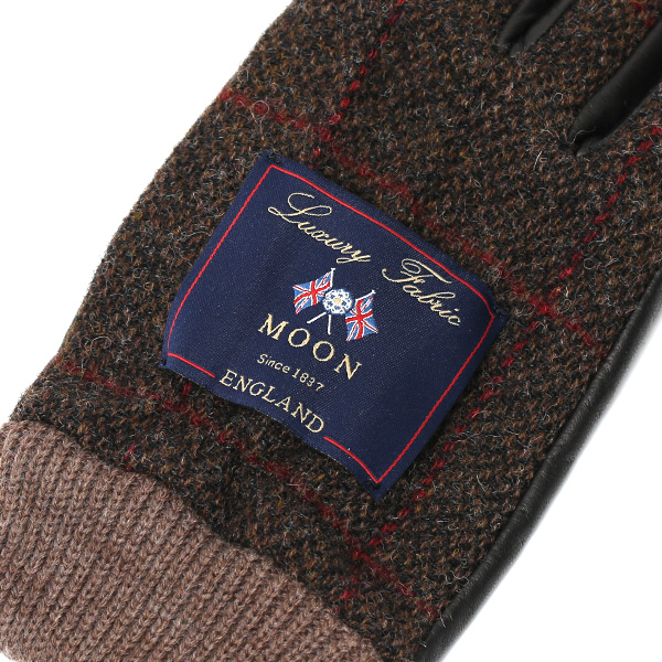  ムーン 手袋 メンズ スマホ MOON カシミヤ イタリアラム レザー 羊革 タッチパネル 導電 革 ブラウン 茶 茶色 男性 彼氏 夫 旦那 誕生日 クリスマス プレゼント 通勤 通学 日本製 国産 ブランド KURODA(クロダ)