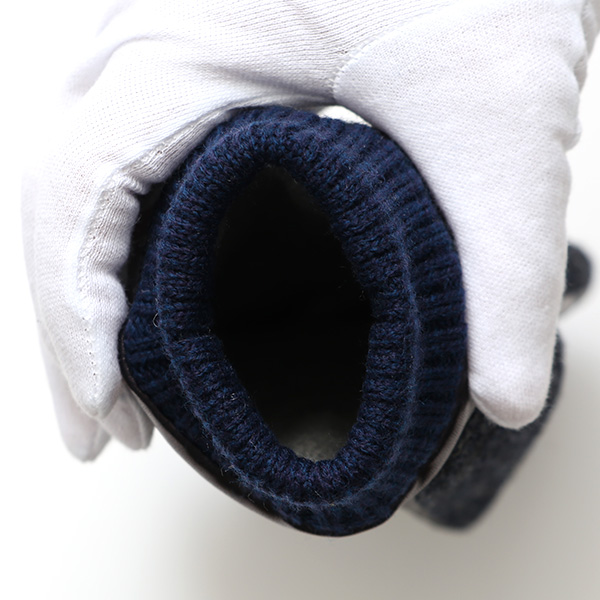  ムーン 手袋 メンズ スマホ MOON カシミヤ イタリアラム レザー 羊革 タッチパネル 導電 革 ブルー ネイビー 青色 男性 彼氏 夫 旦那 誕生日 クリスマス プレゼント 通勤 通学 日本製 国産 ブランド KURODA(クロダ)