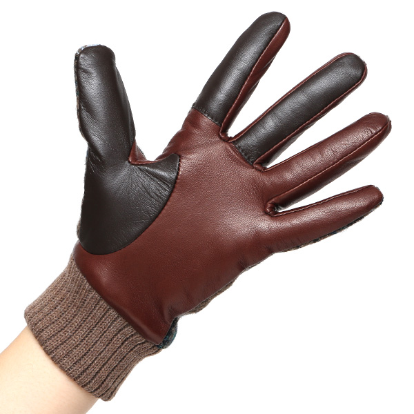  ハリスツイード 手袋 レディース スマホ カシミヤ 日本製 リブ付き グローブ 本革 イタリーラム 革 グリーン 緑色 Harris Tweed 女性 カシミア 皮 グローブ 彼女 妻 冬 プレゼント ブランド 国産 KURODA(クロダ)