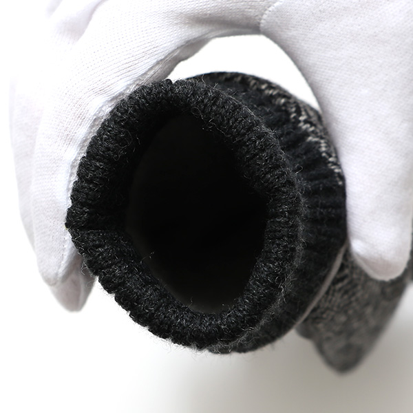  手袋 レディース スマホ ムーン MOON ツイード イタリアラム 羊革 カシミア裏地 暖かい 防寒 グレー グレイ 灰色 女性 婦人 通勤 通学 カジュアル ビジネス リブ付き 革グローブ ブランド 日本製 KURODA(クロダ)