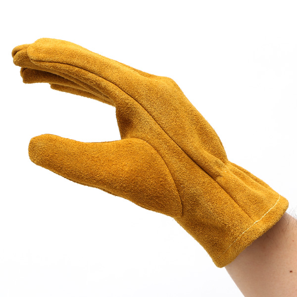  耐熱グローブ キャンプ 手袋 耐熱革手袋 アウトドア バーベキュー レザーグローブ 牛革 おすすめ イエロー 黄色 メンズ キャンプグローブ おしゃれ 焚き火 鍋つかみ 作業用 ペレック(PELLEK) KURODA(クロダ)