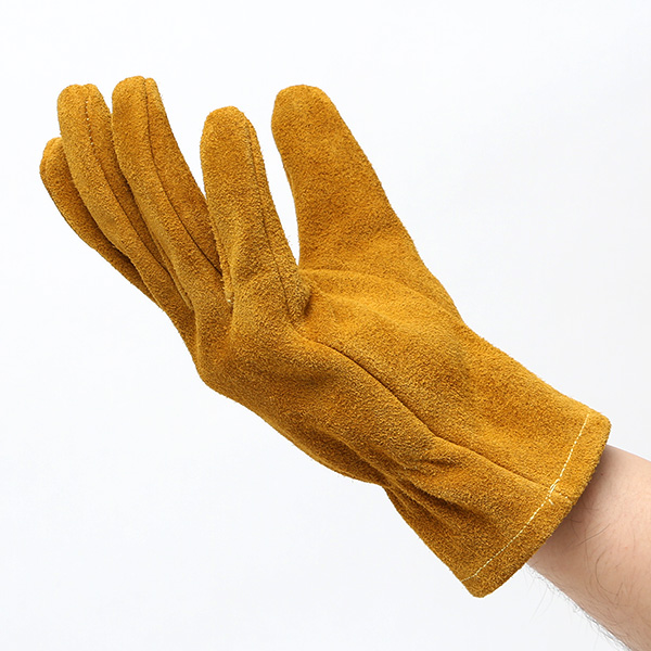  耐熱グローブ キャンプ 手袋 耐熱革手袋 アウトドア バーベキュー レザーグローブ 牛革 おすすめ イエロー 黄色 メンズ キャンプグローブ おしゃれ 焚き火 鍋つかみ 作業用 ペレック(PELLEK) KURODA(クロダ)