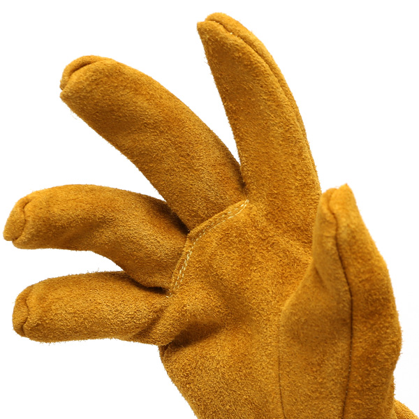  耐熱グローブ キャンプ 手袋 耐熱革手袋 アウトドア バーベキュー レザーグローブ 牛革 おすすめ イエロー 黄色 メンズ キャンプグローブ おしゃれ 焚き火 鍋つかみ 作業用 ペレック(PELLEK) KURODA(クロダ)