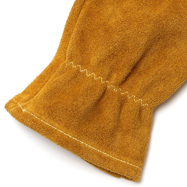  耐熱グローブ キャンプ 手袋 耐熱革手袋 アウトドア バーベキュー レザーグローブ 牛革 おすすめ イエロー 黄色 メンズ キャンプグローブ おしゃれ 焚き火 鍋つかみ 作業用 ペレック(PELLEK) KURODA(クロダ)