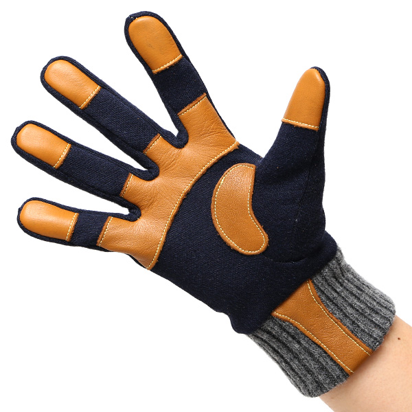  防刃グローブ 耐熱グローブ キャンプ 作業用 アウトドア 高強度 手袋 伸縮性 切れない 軍手 保護 ブルー ネイビー 青色 DIY おしゃれ かっこいい おすすめ 手袋 グローブ レザー 革 コンビ ペレック(PELLEK) KURODA(クロダ)
