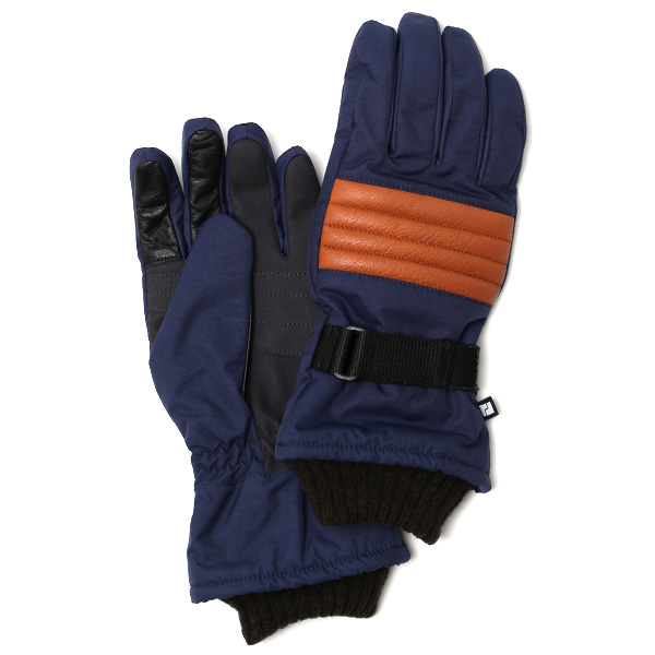 ペレック(PELLEK) ナイロン メンズ 手袋 ネイビー