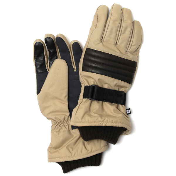 ペレック(PELLEK) ナイロン メンズ 手袋 ベージュ
