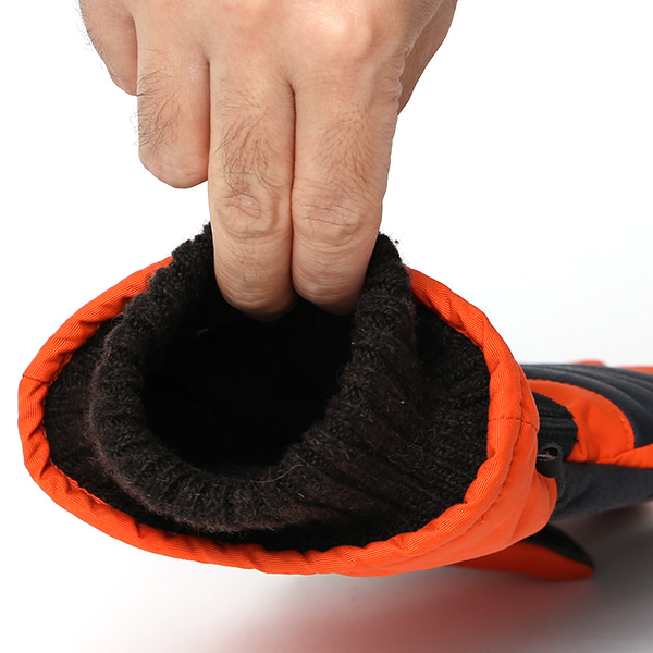  キャンプ 手袋 防寒 防寒手袋 防水 防風 撥水 冬 アウトドア 作業用 オシャレ グローブ 高品質 軍手 オレンジ 橙色 スマホ操作可能 手袋 メンズ 暖かい 裏起毛 登山 バイク 自転車 ペレック(PELLEK) KURODA(クロダ)