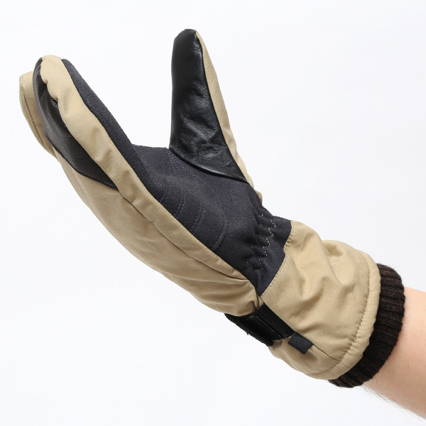  手袋 キャンプ アウトドア 防寒 スマホ操作可能 タッチパネル 防水 防風 撥水 グローブ 高品質 高級 ベージュ 肌色 フィンガーレス手袋 メンズ ミトン 温かい 裏起毛 登山 作業用 冬 ペレック(PELLEK) KURODA(クロダ)