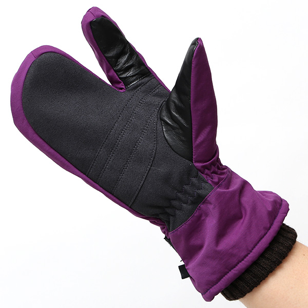  手袋 キャンプ アウトドア 防寒 スマホ操作可能 タッチパネル 防水 防風 撥水 グローブ 高品質 高級 パープル 紫色 フィンガーレス手袋 メンズ ミトン 温かい 裏起毛 登山 作業用 冬 ペレック(PELLEK) KURODA(クロダ)
