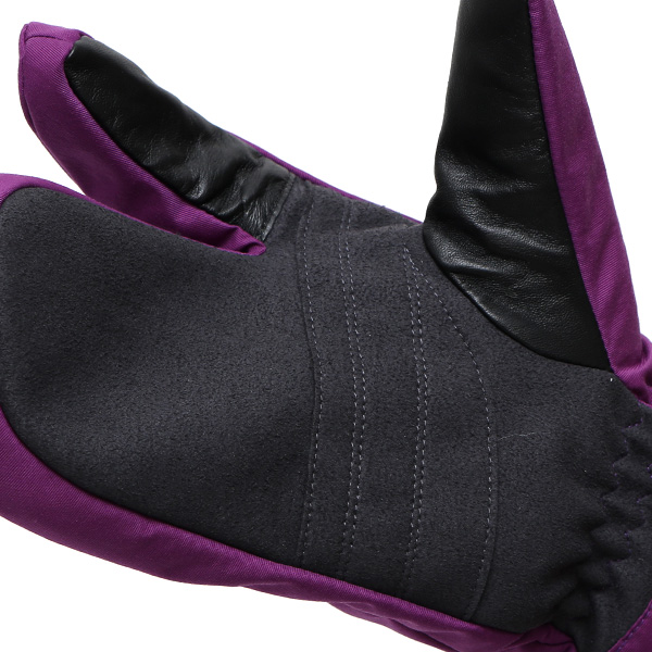  手袋 キャンプ アウトドア 防寒 スマホ操作可能 タッチパネル 防水 防風 撥水 グローブ 高品質 高級 パープル 紫色 フィンガーレス手袋 メンズ ミトン 温かい 裏起毛 登山 作業用 冬 ペレック(PELLEK) KURODA(クロダ)