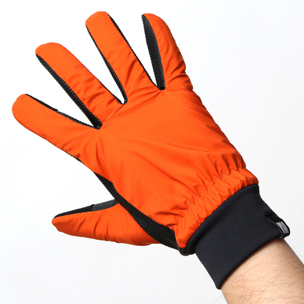  自転車 手袋 防寒 メンズ スマホ対応 サイクリング グローブ 冬用 防寒 防風 防水 おすすめ おしゃれ オレンジ 橙色 ロードバイク バイク グローブ グリップ力 高機能 透湿 ナイロン ペレック(PELLEK) KURODA(クロダ)