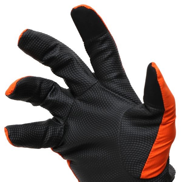  自転車 手袋 防寒 メンズ スマホ対応 サイクリング グローブ 冬用 防寒 防風 防水 おすすめ おしゃれ オレンジ 橙色 ロードバイク バイク グローブ グリップ力 高機能 透湿 ナイロン ペレック(PELLEK) KURODA(クロダ)