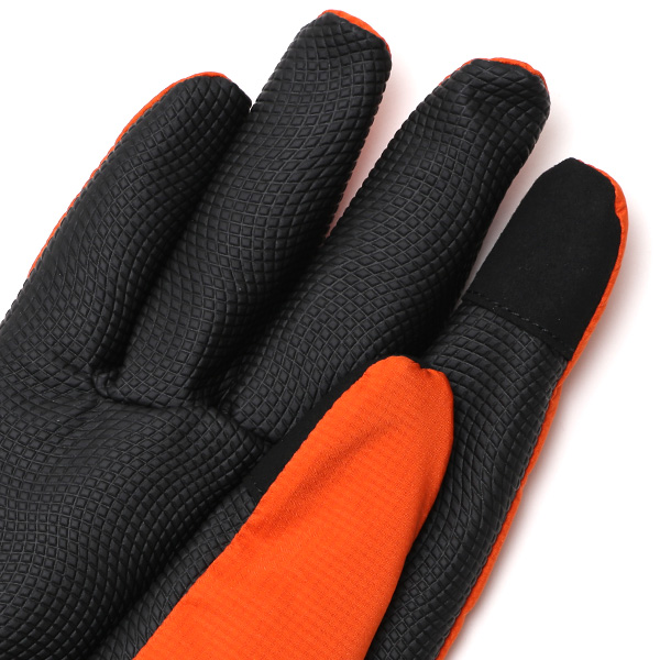  自転車 手袋 防寒 メンズ スマホ対応 サイクリング グローブ 冬用 防寒 防風 防水 おすすめ おしゃれ オレンジ 橙色 ロードバイク バイク グローブ グリップ力 高機能 透湿 ナイロン ペレック(PELLEK) KURODA(クロダ)