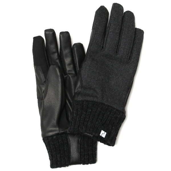 ペレック(PELLEK) メリノウール メンズ 手袋 チャコール
