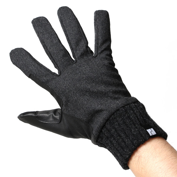  自転車 グローブ 防寒 メンズ スマホ対応 冬用 通勤 通学 手袋 スーツ生地 サイクリング グレー グレイ 灰色 キレカジ フォーマル 手袋 防寒 防風 撥水 透湿 おすすめ おしゃれ ペレック(PELLEK) KURODA(クロダ)