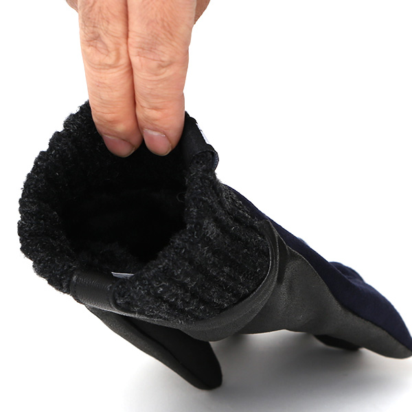  自転車 グローブ 防寒 メンズ スマホ対応 冬用 通勤 通学 手袋 スーツ生地 サイクリング ブルー ネイビー 青色 キレカジ フォーマル 手袋 防寒 防風 撥水 透湿 おすすめ おしゃれ ペレック(PELLEK) KURODA(クロダ)